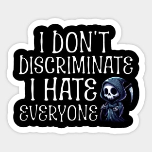 I Hate Everyone Sticker